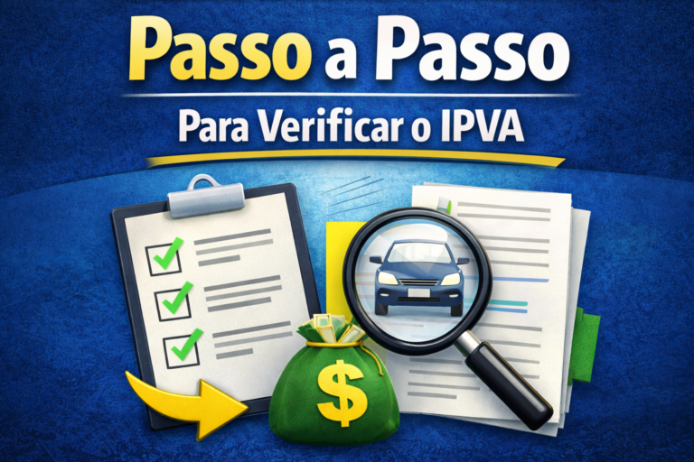 Passo a passo para verificar o IPVA do veículo