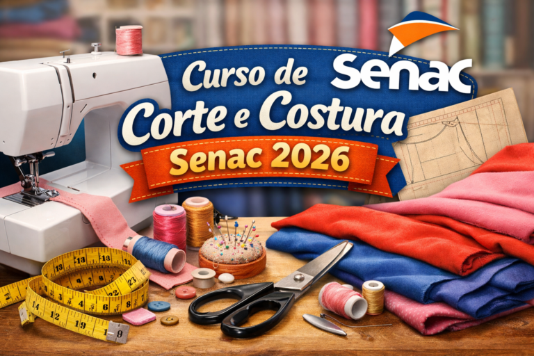 Curso de Corte e Costura SENAC 2026: Inscreva-se
