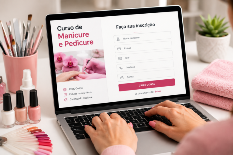 Passo a Passo: Como se Inscrever no Curso Gratuito de Manicure e Pedicure
