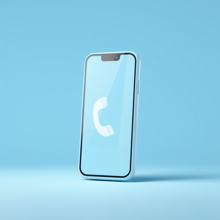 Celular com ícone de chamada, representando a identificação de quem está ligando